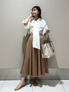 「ROPE'（ロペ）のアイテム」を使った、ayaさん（レディース・162cm）の冬コーディネート