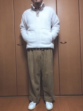 「ホワイトマウンテニアリング」｜ゆうき。さん（メンズ・176cm）の冬コーディネート