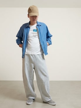 「VANS（バンズ）のアイテム」を使った、九条∞(くじょうえいと)さん（メンズ・168cm）の秋コーディネート