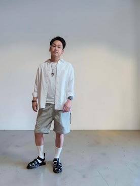 九条∞(くじょうえいと)さん（メンズ・168cm）の夏コーディネート