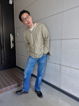 「Jieda（ジエダ）のアイテム」を使った、九条∞(くじょうえいと)さん（メンズ・168cm）の夏コーディネート