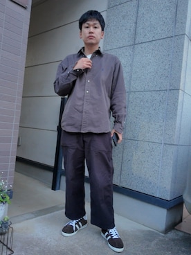 九条∞(くじょうえいと)さん（メンズ・168cm）の春コーディネート