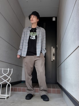 「アイテム（アクセサリー）」を使った、九条∞(くじょうえいと)さん（メンズ・168cm）の秋コーディネート