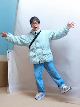 「アイテム（シューズ）」を使った、九条∞(くじょうえいと)さん（メンズ・168cm・30代）の冬コーディネート