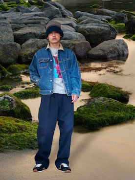 九条∞(くじょうえいと)さん（メンズ・168cm・30代）の秋コーディネート