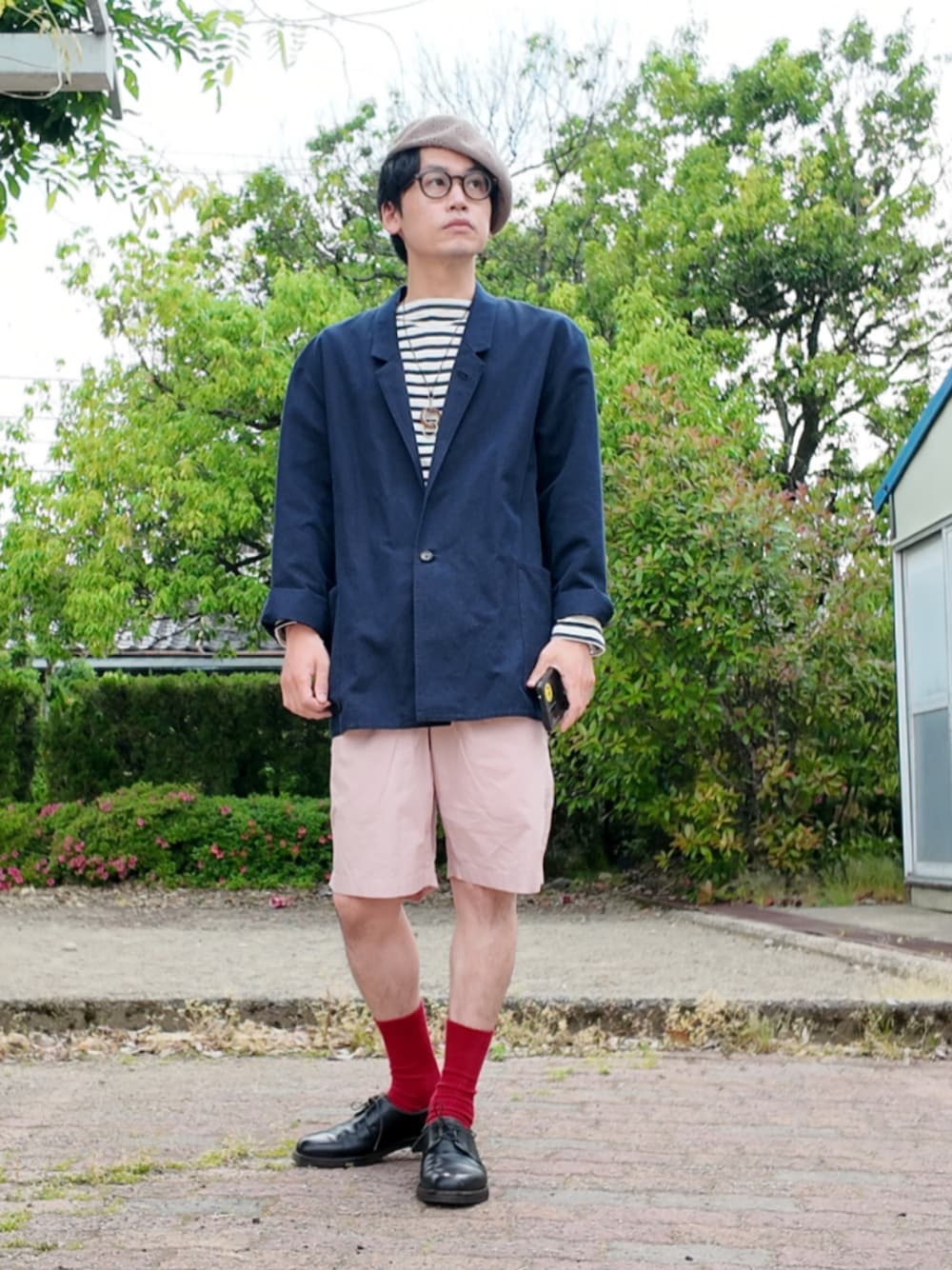 九条∞(くじょうえいと)さんの「サルヴァトーレフェラガモ Salvatore Ferragamo ビジネスシューズ レースアップシューズ 7.5 2E ブラック 黒系 レザー イタリア製 メンズ（FERRAGAMO）」を使ったコーディネートの1枚目の写真