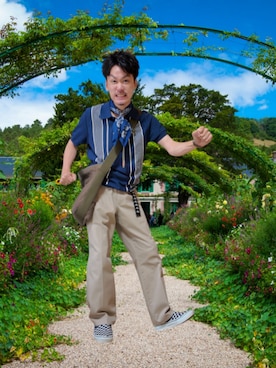 「アイテム（その他）」を使った、九条∞(くじょうえいと)さん（メンズ・168cm・30代）の秋コーディネート