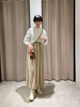 b a b aさん（レディース・158cm）の冬コーディネート