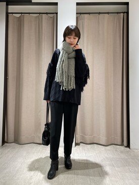 b a b aさん（レディース・158cm）の冬コーディネート