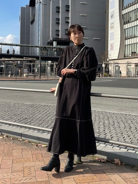 b a b aさん(レディース・158cm)の冬コーディネート