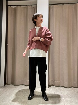 グルカ風テーパードパンツを使った人気ファッション