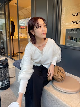 b a b aさん（レディース・158cm）の冬コーディネート