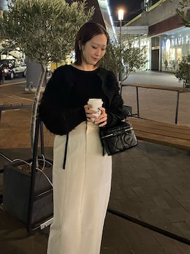 b a b aさん（レディース・158cm）の冬コーディネート