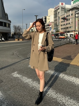 b a b aさん（レディース・158cm）の冬コーディネート