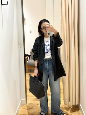 「MARCO BIANCHINI（マルコビアンチーニ）のアイテム」を使った、クボさん（レディース・160cm）の春コーディネート
