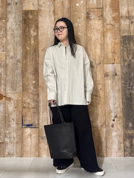 「かぐれ（カグレ）のアイテム」を使った、クボさん（レディース・161cm）の春コーディネート