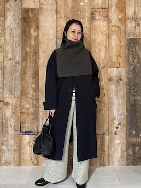 「アイテム（雑貨/ホビー）」を使った、クボさん（レディース・161cm）の秋コーディネート