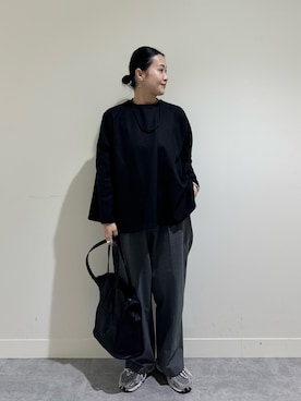 「Morphee（モルフェ）のアイテム」を使った、クボさん（レディース・161cm）の秋コーディネート