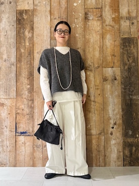 クボさん（レディース・161cm）の冬コーディネート