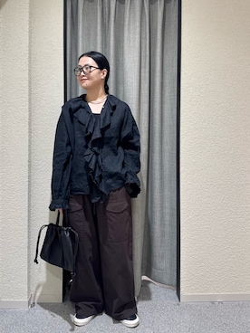 「かぐれ（カグレ）のアイテム」を使った、クボさん（レディース・161cm）の春コーディネート