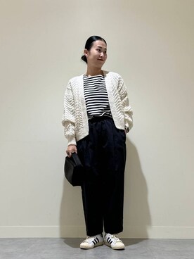 「アイテム（その他雑貨）」を使った、クボさん（レディース・161cm）の秋コーディネート