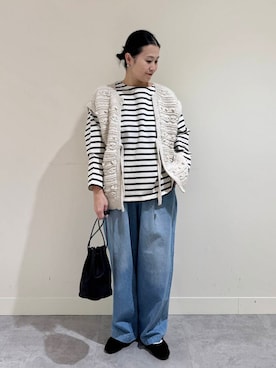 「アイテム（その他雑貨）」を使った、クボさん（レディース・161cm）の冬コーディネート