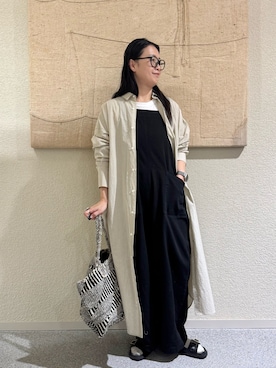 「かぐれ（カグレ）のアイテム」を使った、クボさん（レディース・161cm）の春コーディネート