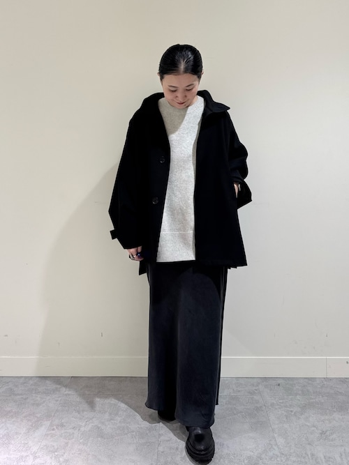 ハミルトンウールワイドチュニックかぐれ