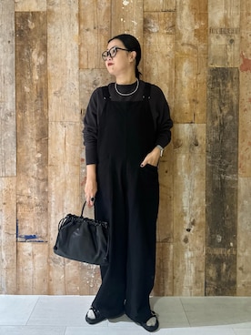 「アイテム（雑貨/ホビー）」を使った、クボさん（レディース・161cm）の秋コーディネート