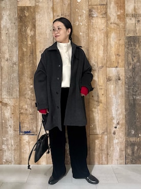 「アイテム（その他トップス）」を使った、クボさん（レディース・161cm）の冬コーディネート