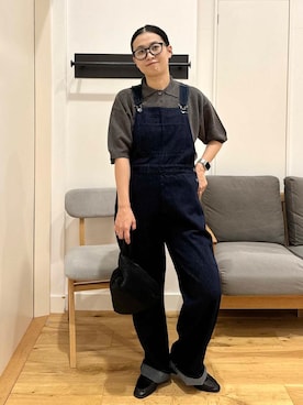 「アイテム（デニムジャケット）」を使った、クボさん（レディース・161cm）の夏コーディネート