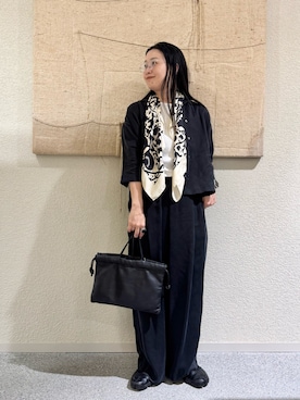 「かぐれ（カグレ）のアイテム」を使った、クボさん（レディース・161cm）の春コーディネート