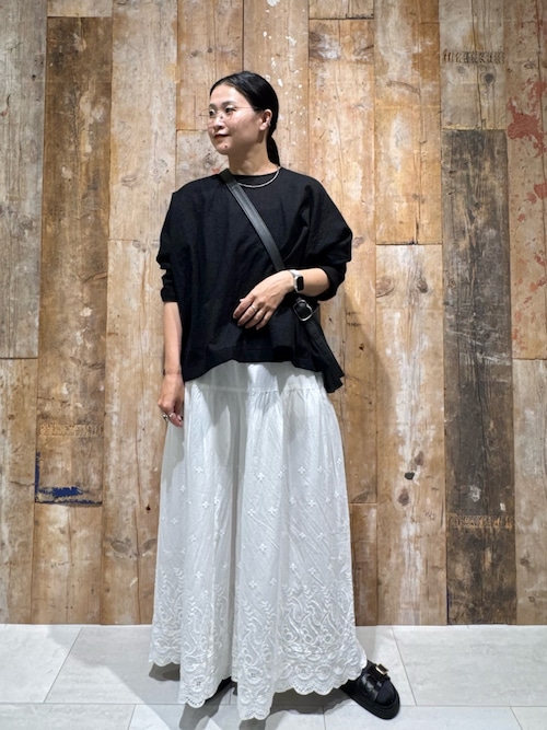 かぐれ　刺繍ティアードパンツ 刺繍ティアードパンツ（その他パンツ）｜かぐれ（カグレ）の