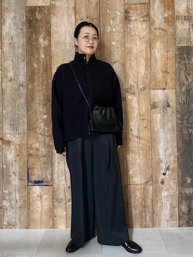 「アイテム（その他トップス）」を使った、クボさん（レディース・161cm）の冬コーディネート