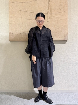 「かぐれ（カグレ）のアイテム」を使った、クボさん（レディース・161cm）の夏コーディネート