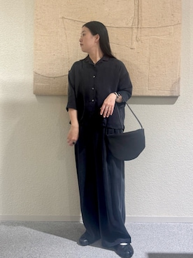 「かぐれ（カグレ）のアイテム（バッグ）」を使った、クボさん（レディース・161cm）の春コーディネート