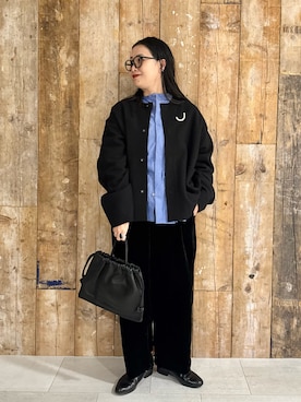 「きちんとスタイル」｜クボさん（レディース・161cm）の冬コーディネート