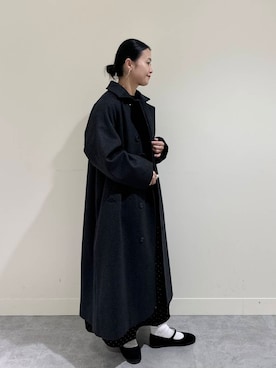 「かぐれ」｜「アイテム（ピーコート）」を使った、クボさん（レディース・161cm）の秋コーディネート