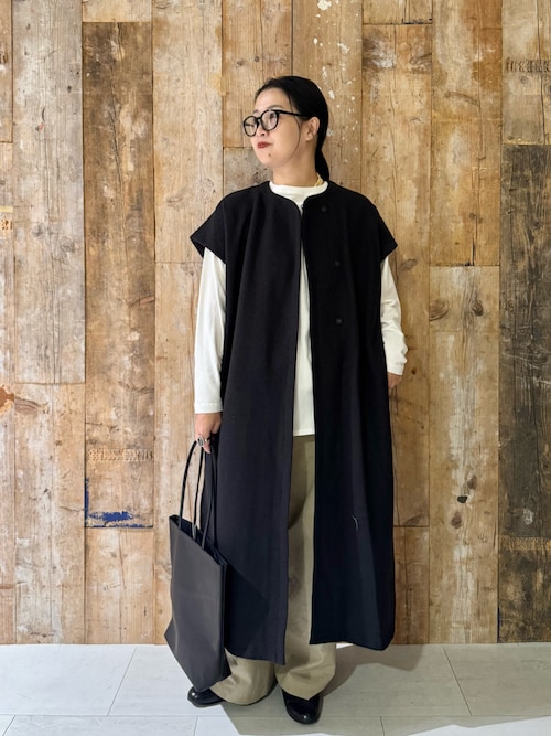 かぐれ コットンカットワイドワンピース ネイビー size 1 新品 かぐれ（kagure）コットンカットワイドワンピース サイズ1