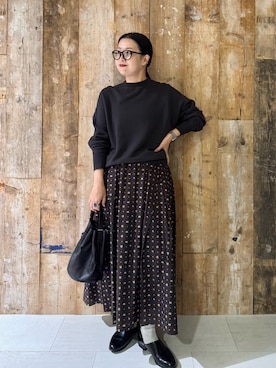 「アイテム（雑貨/ホビー）」を使った、クボさん（レディース・161cm）の秋コーディネート
