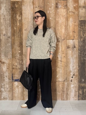 「アイテム（その他雑貨）」を使った、クボさん（レディース・161cm）の冬コーディネート