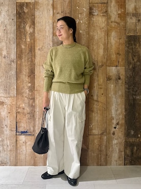 「アイテム（その他雑貨）」を使った、クボさん（レディース・161cm）の冬コーディネート