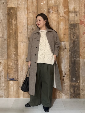 「アイテム（雑貨/ホビー）」を使った、クボさん（レディース・161cm）の冬コーディネート