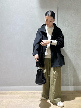 「かぐれ（カグレ）のアイテム（その他アウター）」を使った、クボさん（レディース・161cm）の秋コーディネート