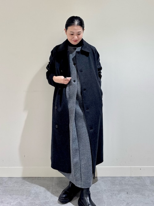 ウールタックジャンパースカートを使った人気ファッション