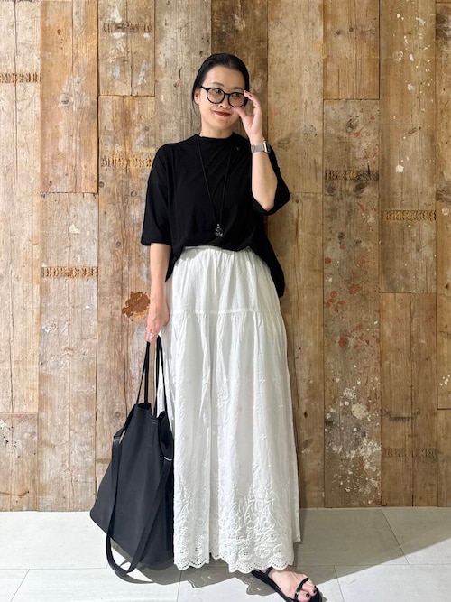 刺繍ティアードパンツ