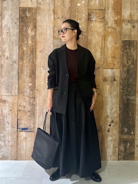 クボさん（骨格ナチュラル・レディース・161cm）の秋コーディネート