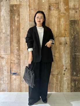 「セットアップ」｜クボさん（レディース・161cm）の秋コーディネート