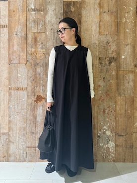 「初秋コーデ」｜クボさん（レディース・161cm）の夏コーディネート