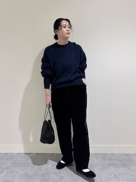 「アイテム（その他雑貨）」を使った、クボさん（レディース・161cm）の冬コーディネート